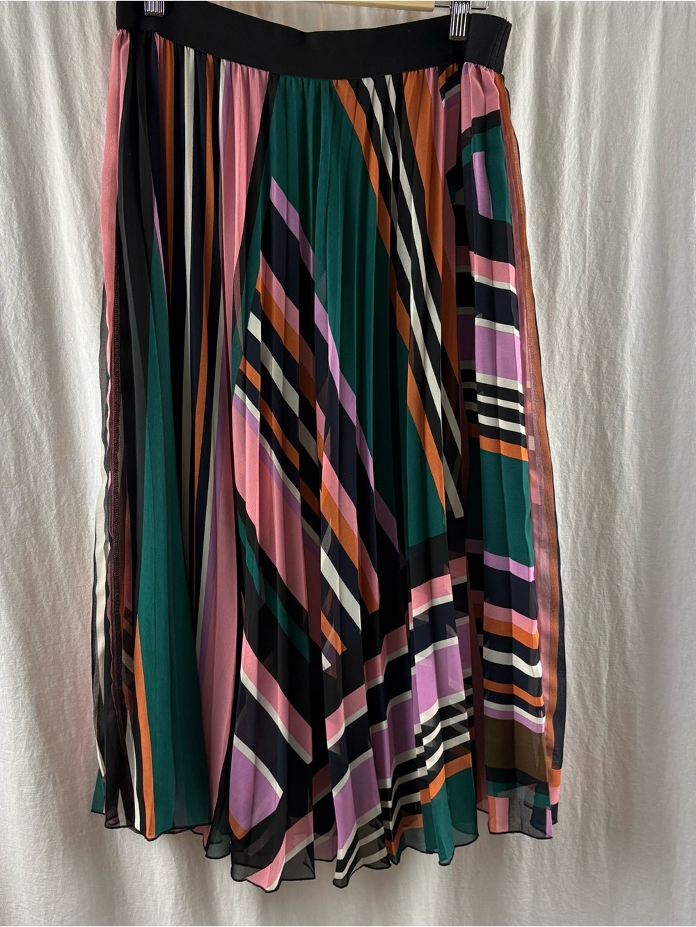 ba&sh UHENDY Pleated Mid-Length Skirt L - Picture 7 of 14